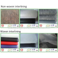 75D * 100D changxing huzhou 100% polyester stoff gebürstet interlining